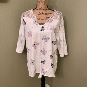 Nwot Misslook Butterfly Top